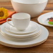 Komplet filiżanek do espresso 100 ml porcelanowych BARI GOLD 1