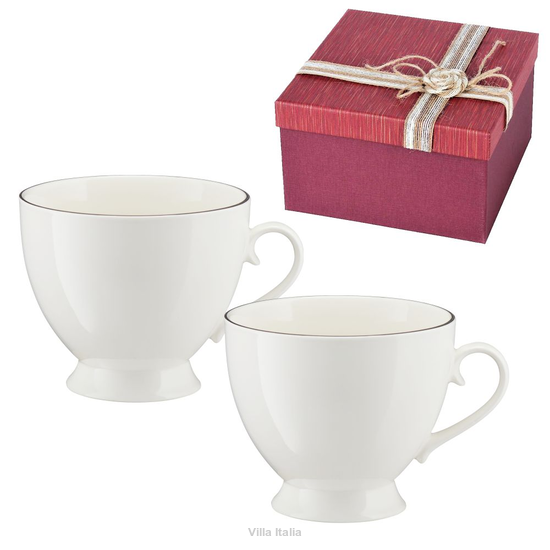 Zestaw kubków porcelanowych 450 ml BETTY w pudełku prezentowym