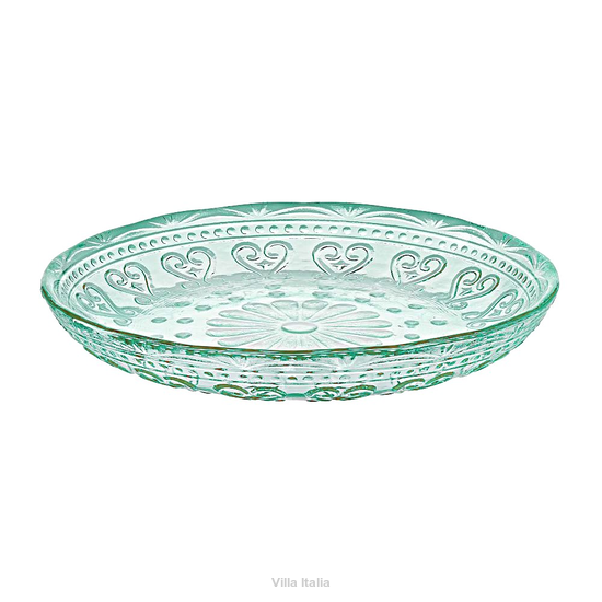 Talerzyk deserowy szklany 15 cm FIORINO morski