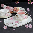 Zestaw do herbaty z paterą na 6 osób porcelanowy SPIRIT of JAPAN 12