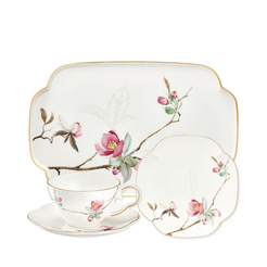 Zestaw do herbaty z paterą na 6 osób porcelanowy SPIRIT of JAPAN