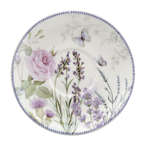 Spodek pod filiżankę 15 cm porcelanowy LAVENDER