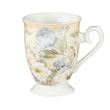 Kubek porcelanowy dekorowany na stopce 300 ml EMILY  1