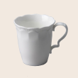 Kubek porcelanowy 280 ml RIVET biały 2