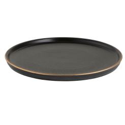 Talerz czarny ceramiczny 25 cm OTELLO Black