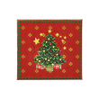 Kubek świąteczny na prezent porcelanowy czerwony SILENT NIGHT 2