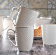 Zestaw 2 kubków porcelanowych BARI Platin w pudełku prezentowym 1