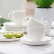 Serwis kawowy porcelanowy na 6 osób BOSTON White 7