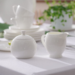 Serwis kawowy porcelanowy na 6 osób BOSTON White 6