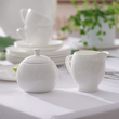 Serwis kawowy porcelanowy na 6 osób BOSTON White 6