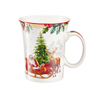Kubek świąteczny porcelanowy FROZEN NOEL Sanie Mikołaja 3
