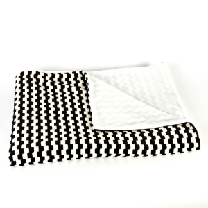 Pled narzuta 115x170cm BLACK&WHITE