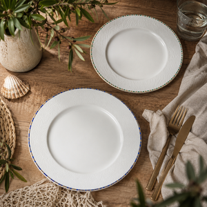 komplet dwóch talerzyków deserowych 19cm porcelanowych  UNICO 48