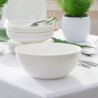 Serwis obiadowy porcelanowy na 6 osób BOSTON white 4