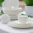 Serwis obiadowy porcelanowy na 6 osób BOSTON white 16