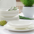 Serwis obiadowy porcelanowy na 6 osób BOSTON white 1