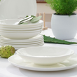Serwis obiadowy porcelanowy na 6 osób BOSTON white 1