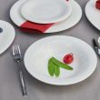 Serwis obiadowy porcelanowy na 12 osób NAOMI WHITE 2