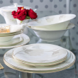 Talerz płytki porcelanowy 27 cm MANUELA 2