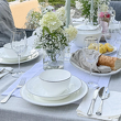 Serwis obiadowy porcelanowy na 12 osób z wazą FLORIAN 8
