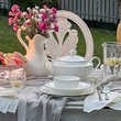 Serwis obiadowy porcelanowy na 12 osób z wazą FLORIAN 1