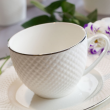 Dzbanek do herbaty porcelanowy 1,3 litra BARI PLATIN 3