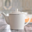 Dzbanek do herbaty porcelanowy 1,3 litra BARI PLATIN 1