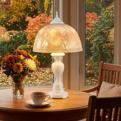 Porcelanowa lampa stołowa 60 cm SEKRET