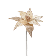 Gałązka świąteczna gwiazda betlejemska złota 45 cm 1