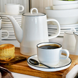 Porcelanowy serwis do kawy i herbaty na 6 osób na stół