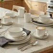 Nowoczesny serwis do herbaty porcelanowy na 6 osób Villa Italia