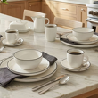 Klasyczny serwis do kawy porcelanowy na 6 osób na stół
