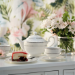 Talerzyk deserowy porcelanowy 19 cm BLANCHE 5