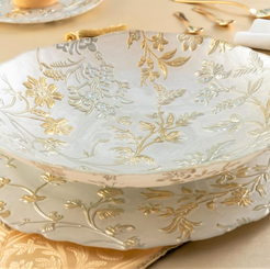 Misa na owoce 30 cm Salaterka szklana ROSLIN