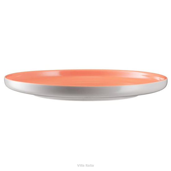 Talerz płytki porcelanowy 25 cm BORNEO orange-grey