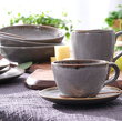 Zestaw kubków ceramicznych 340 ml 6 sztuk ROCK 5