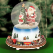 Szklana kula śnieżna z pozytywką Santa Claus - kolejka 1