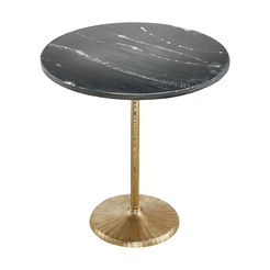 Stolik kawowy marmurowy 48,5 cm LUCAS Black