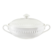 Serwis obiadowy na 12 osób porcelanowy z wazą MESYNA WHITE 13