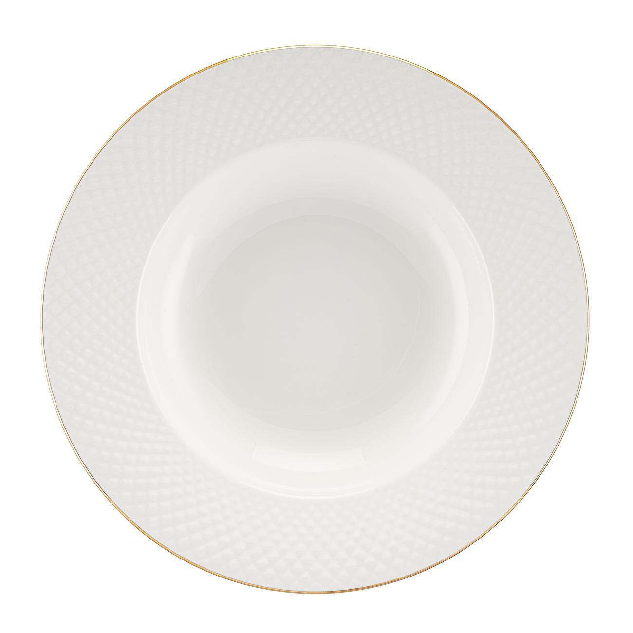 Talerz głęboki porcelanowy 23 cm BARI GOLD