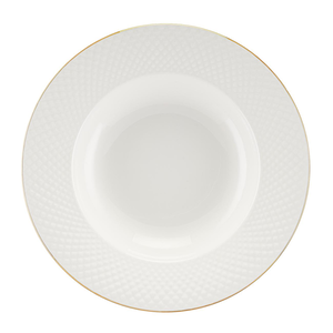 Talerz głęboki porcelanowy 23 cm BARI GOLD