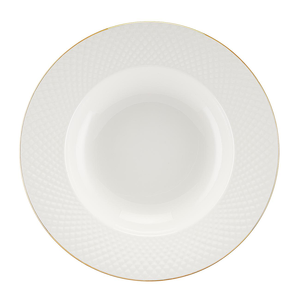 Talerz głęboki porcelanowy 23 cm BARI GOLD