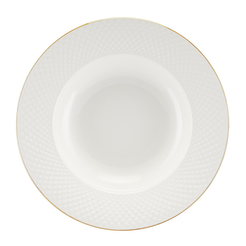 Talerz głęboki porcelanowy 23 cm BARI GOLD