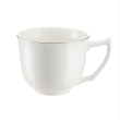 Filiżanka do kawy herbaty porcelanowa 220 ml COMO PLATIN 2