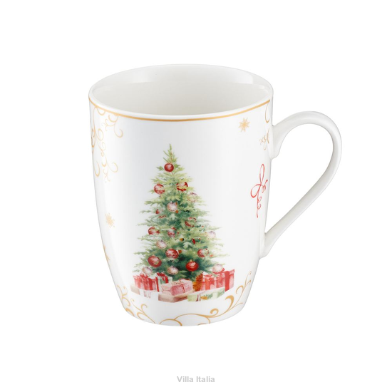 Kubek świąteczny porcelanowy CHRISTMAS TREE