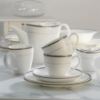 Serwis kawowy porcelanowy na 12 osób CHLOE 3