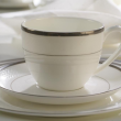 Serwis kawowy porcelanowy na 12 osób CHLOE 1