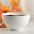 Komplet talerzy z miseczkami Serwis obiadowy porcelanowy na 6 osób FLORIAN  7