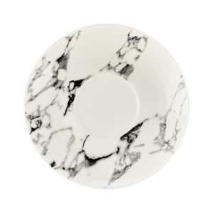 Spodek pod filiżankę porcelanowy 14,5 cm MARMO GOLD
