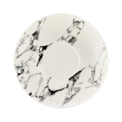 Spodek pod filiżankę porcelanowy 14,5 cm MARMO GOLD